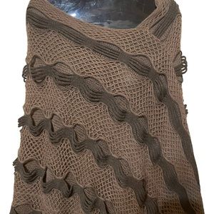 Jon & Anna New York Sweater Poncho One Size